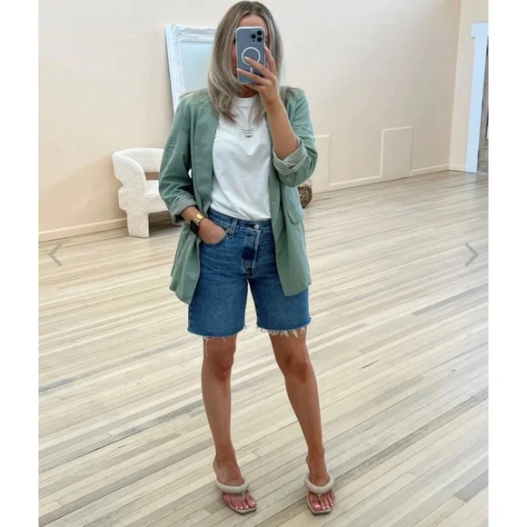 NWT Levi’s 90’s 501 Denim Blue Shorts - Picture 3 of 16